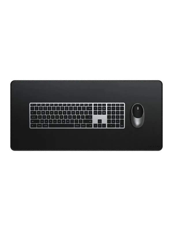 Satechi Vegan-Leather Premium Desk Mat - Black