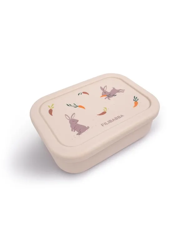 Filibabba Silicone lunchbox - Toasted Almond