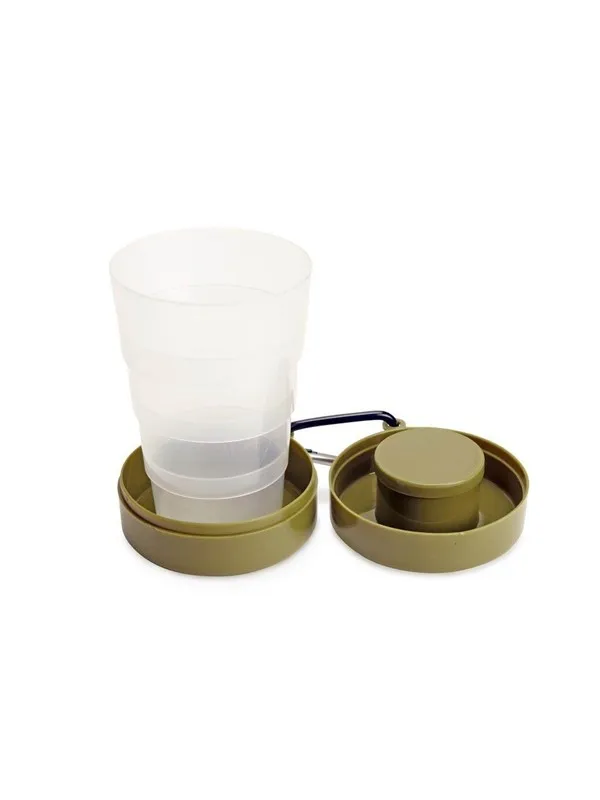 Kikkerland - Collapsible Tumbler w Pill Compart (CU340)