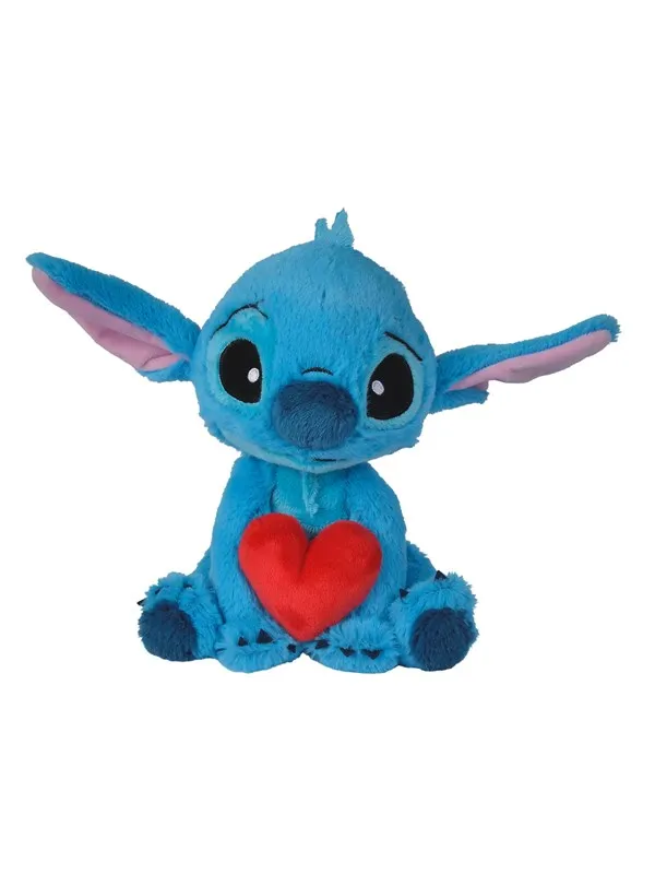Simba - Stitch Kosedyr med Hjerte (25 cm) - Bamser & kosedyr