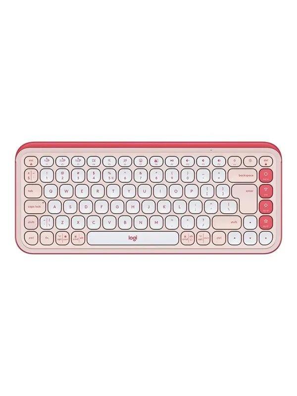 Logitech POP Icon Keys - Tastatur - Engelsk (USA) - Hvit