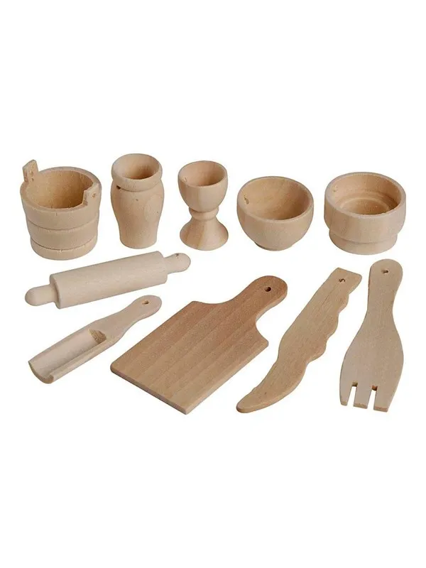 Creativ Company Wooden Kitchenware 50 pcs.