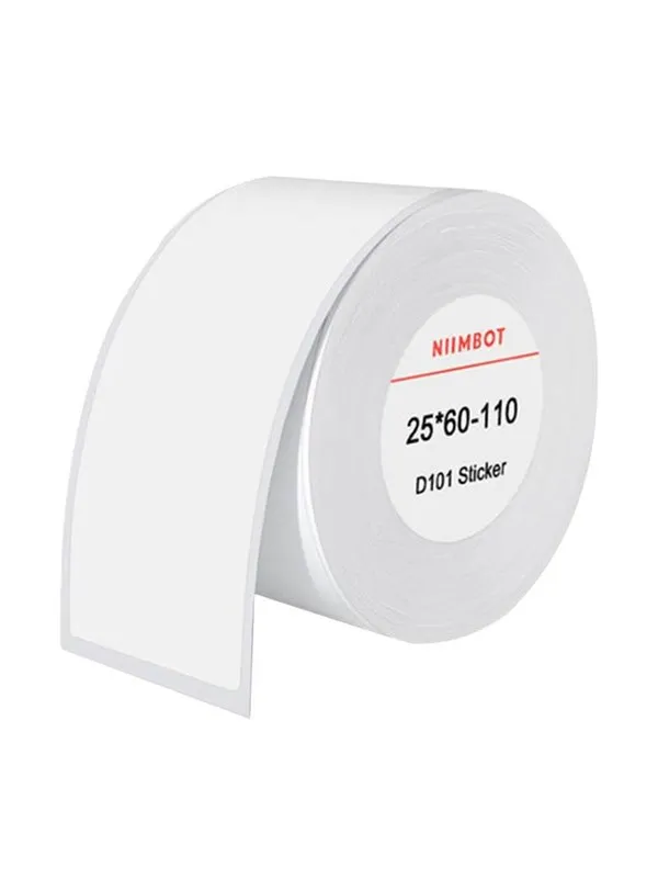 NIIMBOT Thermal labels stickers 25x60 mm 110 pcs (White)