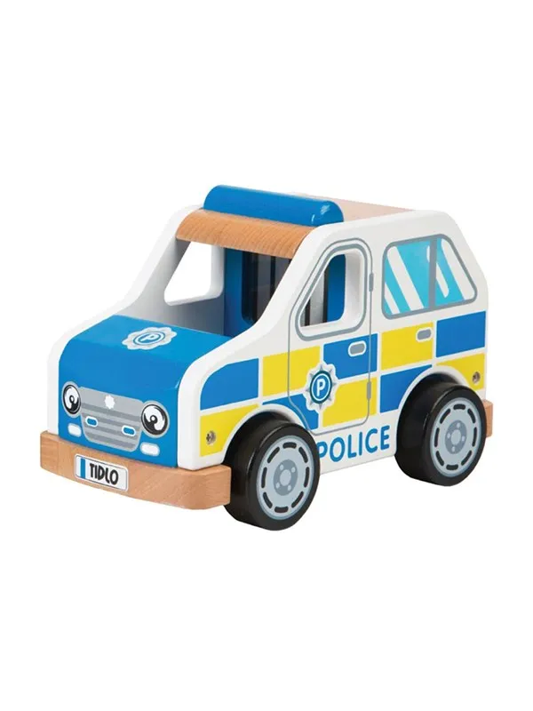 Tidlo Wooden Police Car