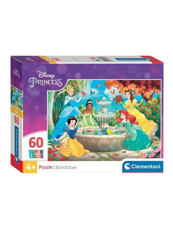 Clementoni Jigsaw Puzzle Super Color Disney Princess 60 pcs. Gulv