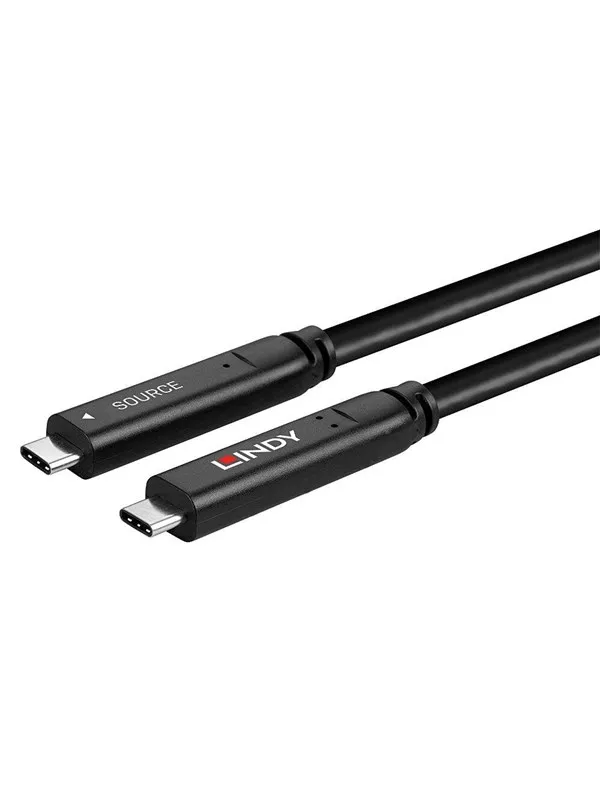 Lindy USB-C to USB-C Hybrid Cable - 8m