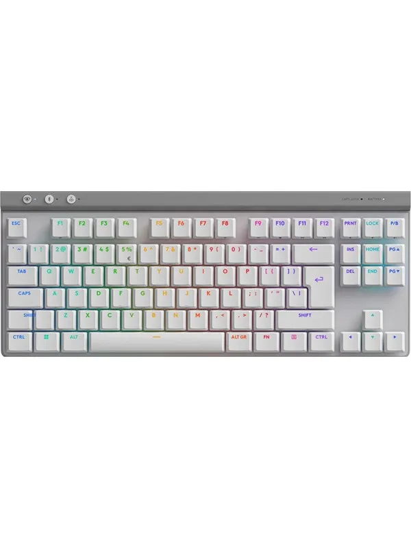 Logitech G515 LIGHTSPEED TKL - Tactile - Gamingtastatur - Uten numpad - Engelsk (USA) - Hvit