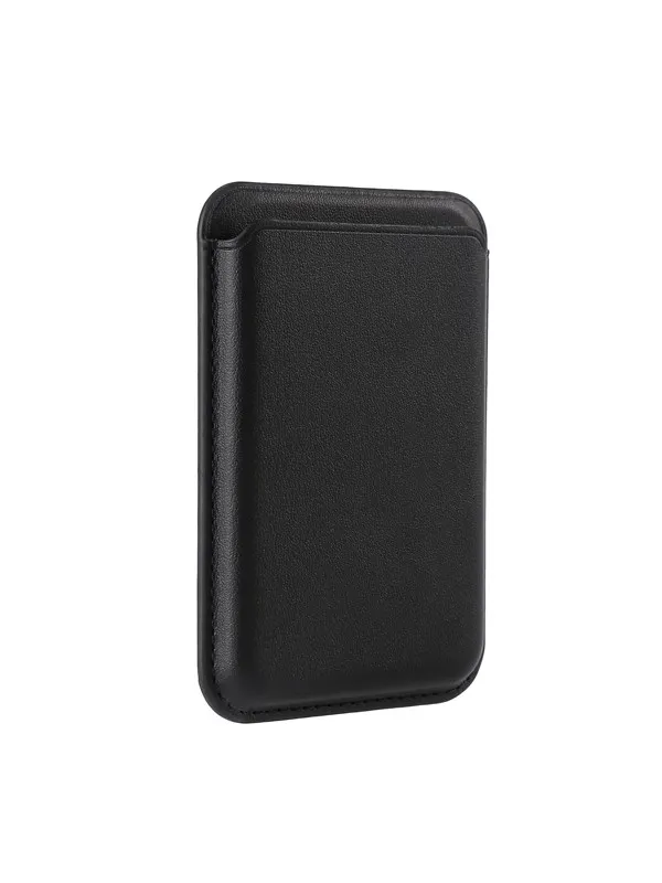Deltaco Magnetic cardholder suitable for MagSafe black