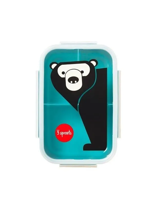 3 Sprouts - Bento Box - Teal Bear