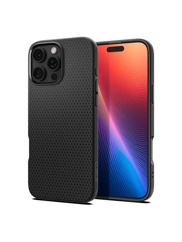 Spigen Liquid Air - matte black - iPhone 16 Pro