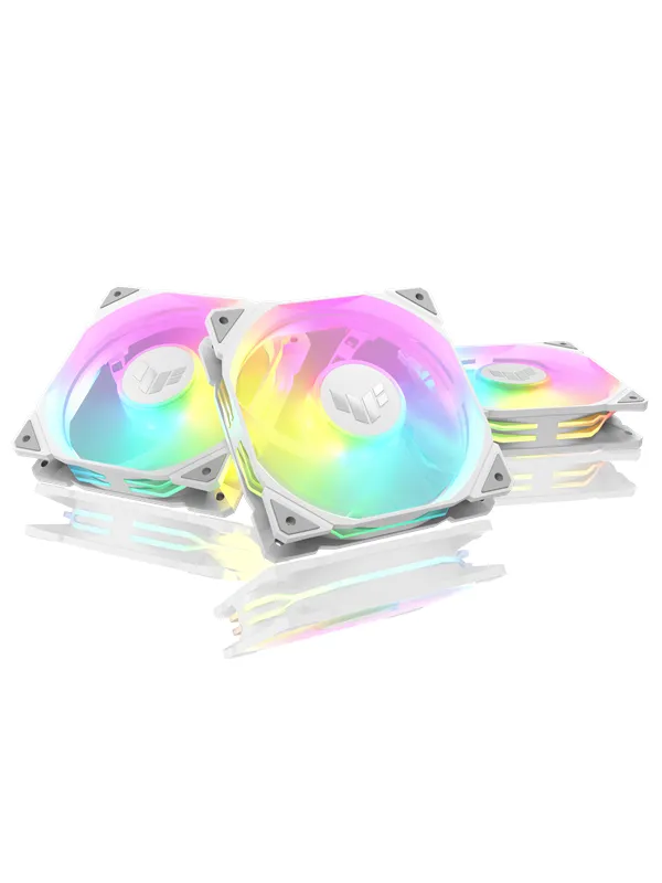 ASUS TUF GAMING TR120 3-pack - Kabinettvifte - 120mm - Hvit - 29 dBA