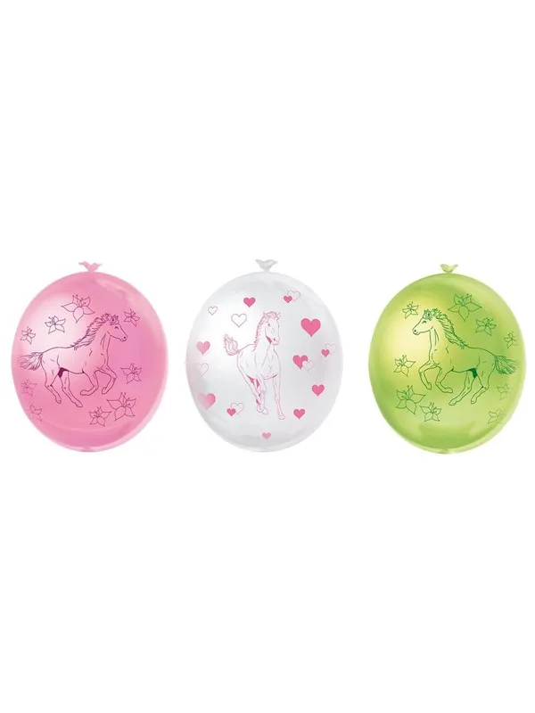 Haza Witbaard Balloons Horses 6pcs.