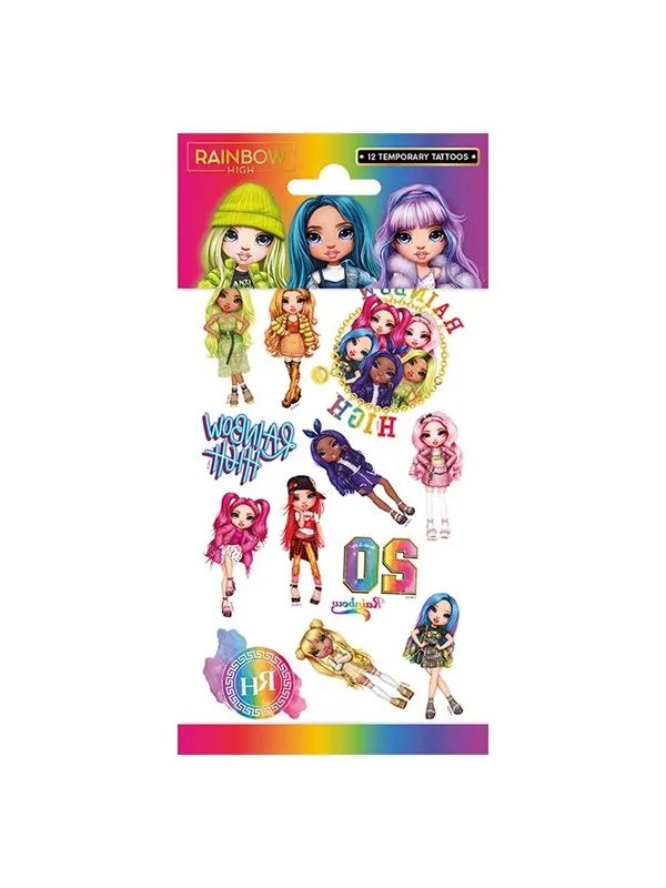 Totum Tattoos Rainbow High