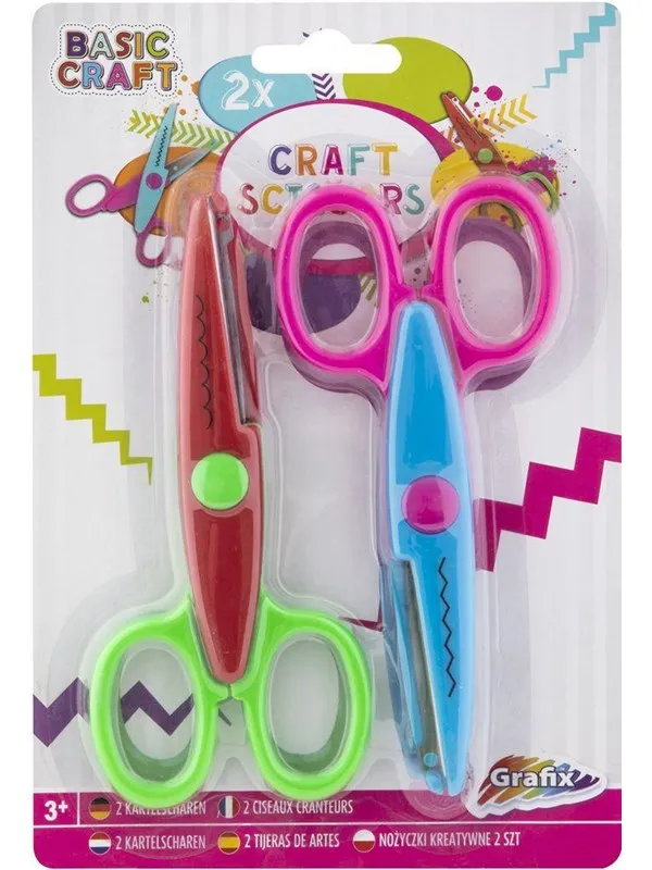 Grafix Scissors 2 pcs shape cut