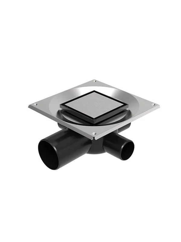 Unidrain Set 1 Square Custom 10x10 Ø75 mm horizontal
