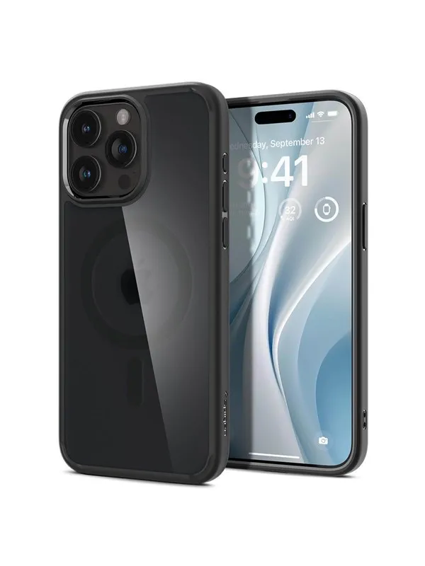 Spigen Ultra Hybrid MagSafe - frost black - iPhone 15 Pro