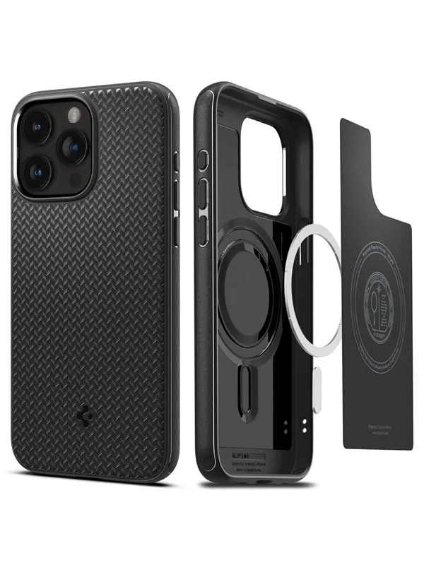 Spigen Mag Armor MagSafe - matte black - iPhone 15 Pro Max