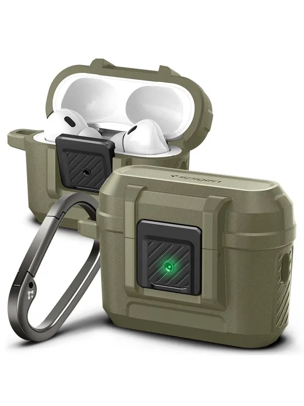 Spigen Lock Fit - vintage khaki - AirPods Pro 2