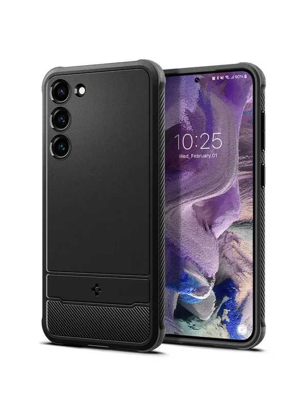 Spigen Rugged Armor - black - Samsung Galaxy S23