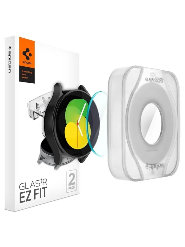 Spigen Glass EZ Fit 2 Pack - Samsung Galaxy Watch5/4 44mm