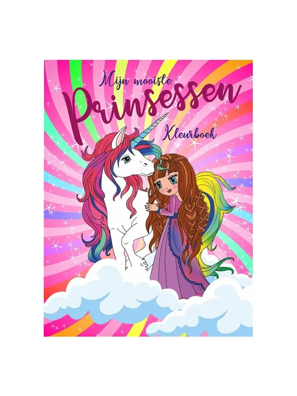Mondikaarten My Most Beautiful Princesses Coloring Book 96pages.