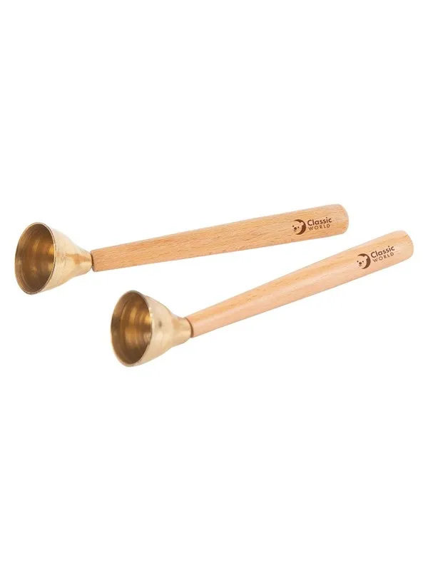 Classic World Wooden Handbell 2pcs.