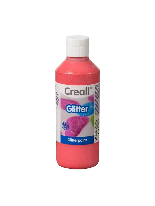 Creall Glitter Paint Red 250ml