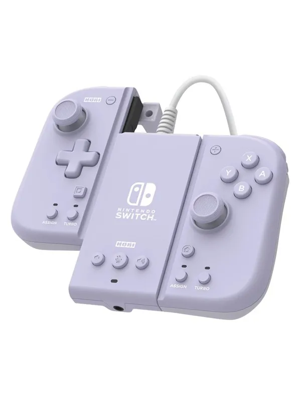 HORI Split Pad Compact Attachment Set (Lavender) - Wired Controller - Nintendo Switch