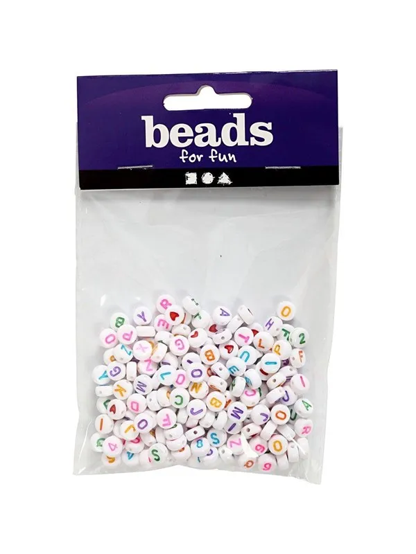 Creativ Company Letter Beads and Numbers 200pcs.
