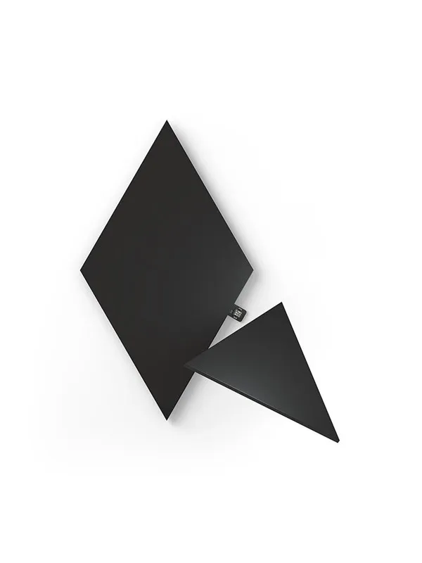 Nanoleaf Shapes Limited Edition Ultra Black Triangles Expansion Pack (3 Panels)