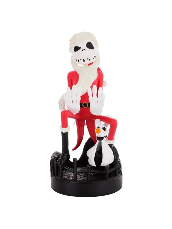 Cable Guys The Nightmare Before Christmas: Jack Skellington In Santa Suit Original Controller and Phone Holder 21.5cm - Miscellaneous Tilbehør til spillkonsoll