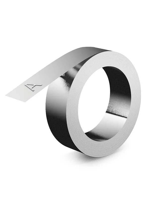 DYMO ® Rhino™ industriell pregetape Ikke-klebende aluminium 12 mm x 4,8 m