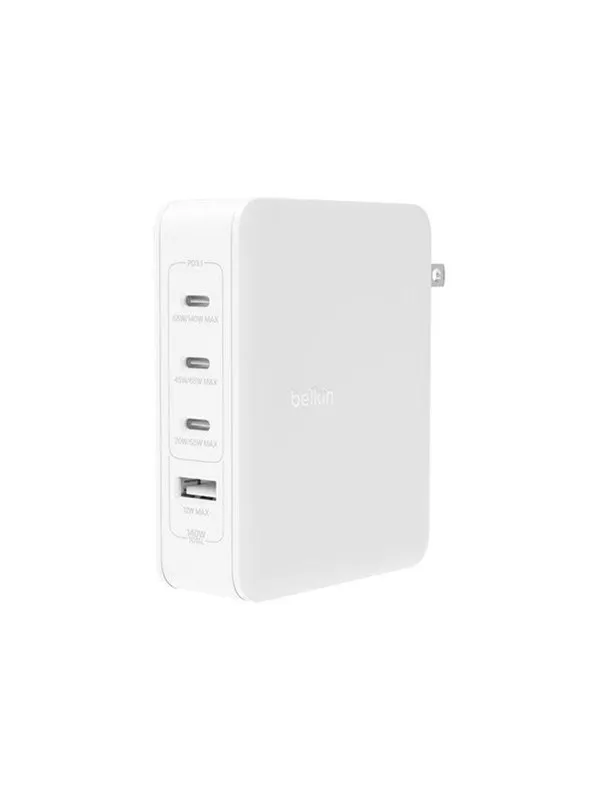 Belkin BoostCharge Pro power adapter - GaN technology - USB 3 x USB-C - 140 Watt