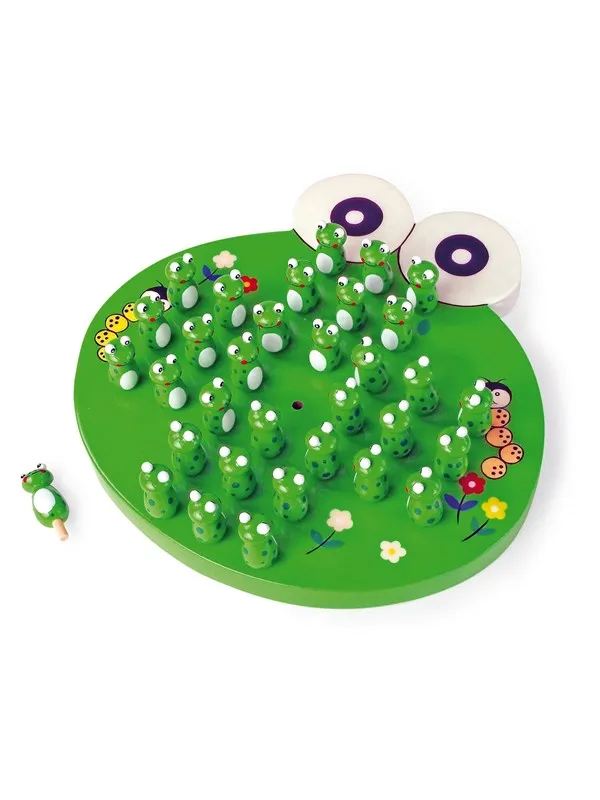 Small Foot - Wooden Game Solitaire Frog