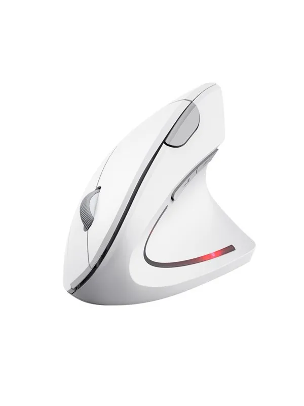 Trust Verto - Ergonomisk mus - Optisk - 6 - Hvit