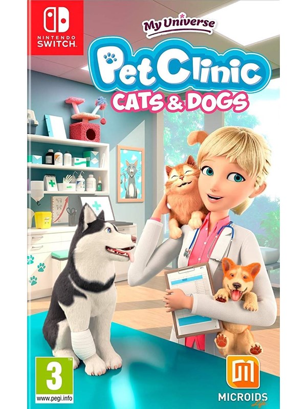 My Universe: Pet Clinic Cats + Dogs (Code in a Box) - Nintendo Switch - Virtuelt kjæledyr