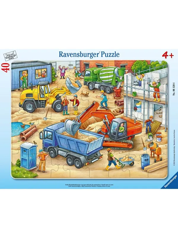 Ravensburger Big Construction Vehicles 30-48p