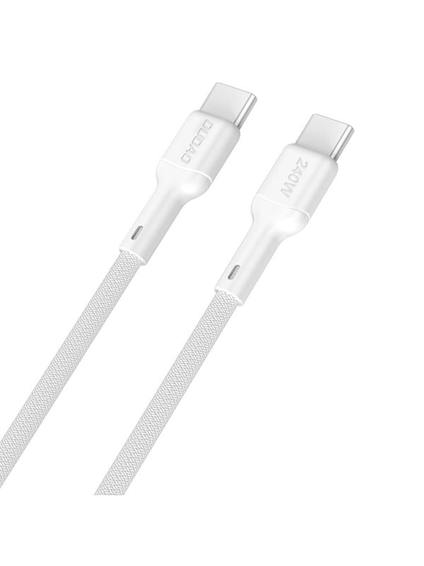 Dudao L9C Max 240W PD USB-C - USB-C Cable 1.2m - White
