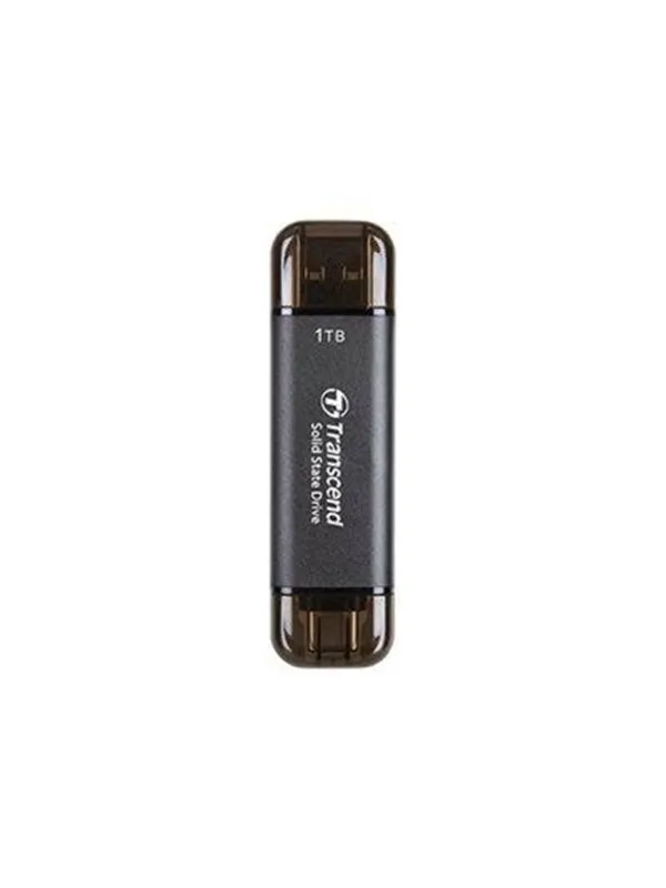 Transcend ESD310 SSD - 512GB - Svart - Ekstern SSD - USB 3.2 Gen 2x1