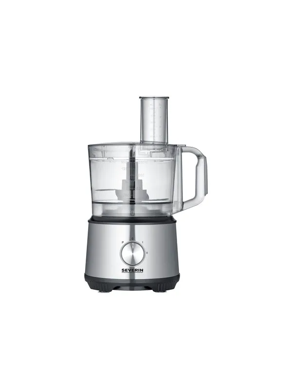 SEVERIN Kjøkkenmaskin KM 3892 - food processor - 1200 W - brushed stainless steel/black