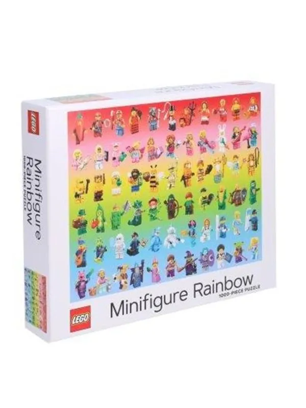 Euromic LEGO® Minifigure Rainbow 1000-Piece Puzzle