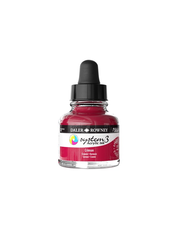 Daler-Rowney System3 Ink 29.5 ml Crimson