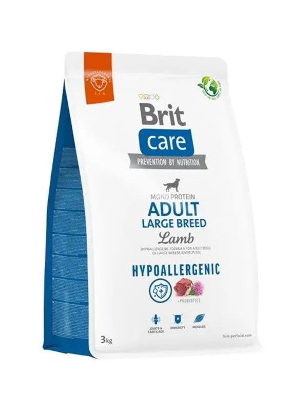 Brit Care Hypoallergenic Adult Large Breed Lamb - dry dog food - 3 kg