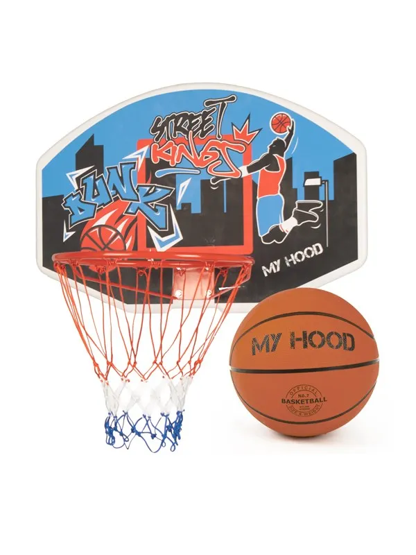 My Hood Basketball Hoop on backboard incl. ball