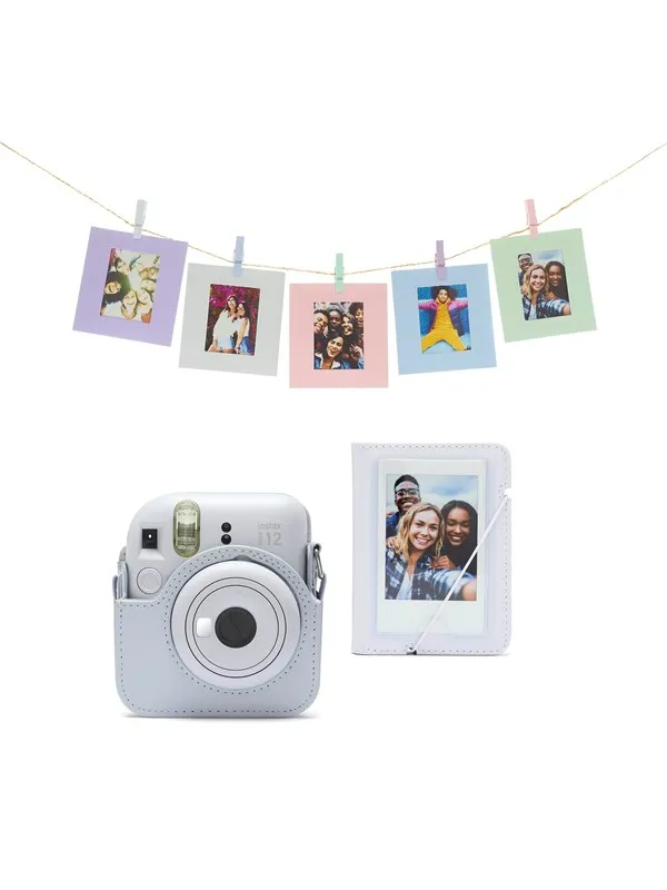 Fujifilm INSTAX Mini 12 Accessory Kit - Clay White