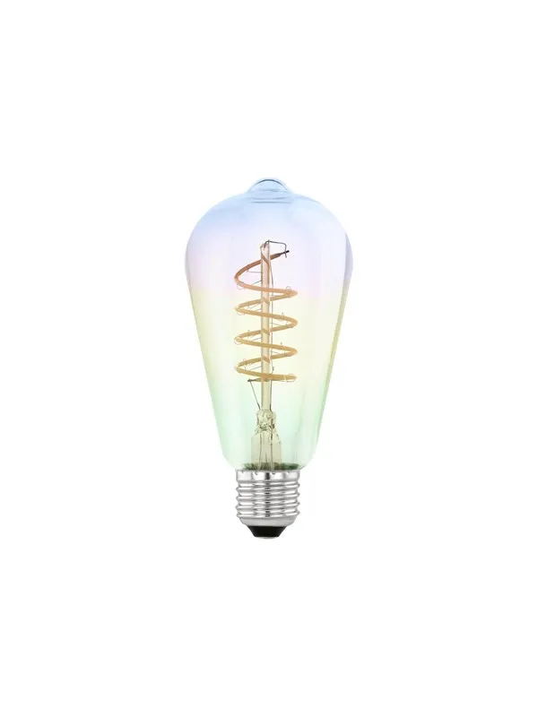 EGLO LED-lyspære ST64 Spiral 4W (21W) 1800K Dimmable Violet E27
