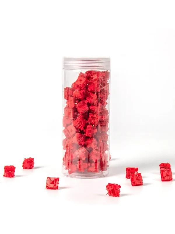 Keychron Switch set - Gateron Phantom Red Switch set - 110pcs