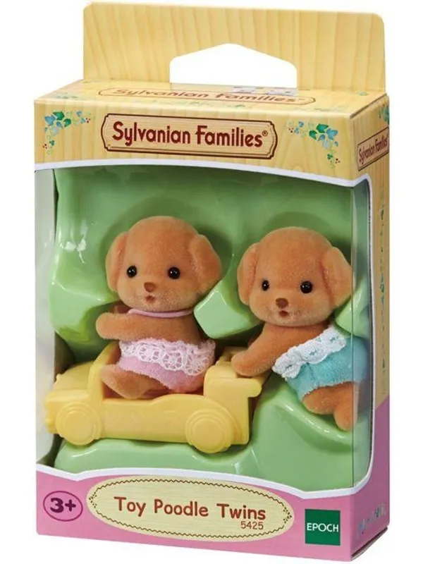 Sylvanian Families Toy Poodle Twins Figures