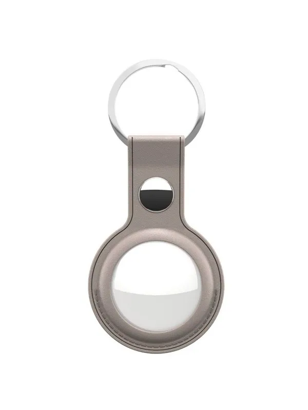 KeyBudz Leather Keyring for AirTag 2-pack