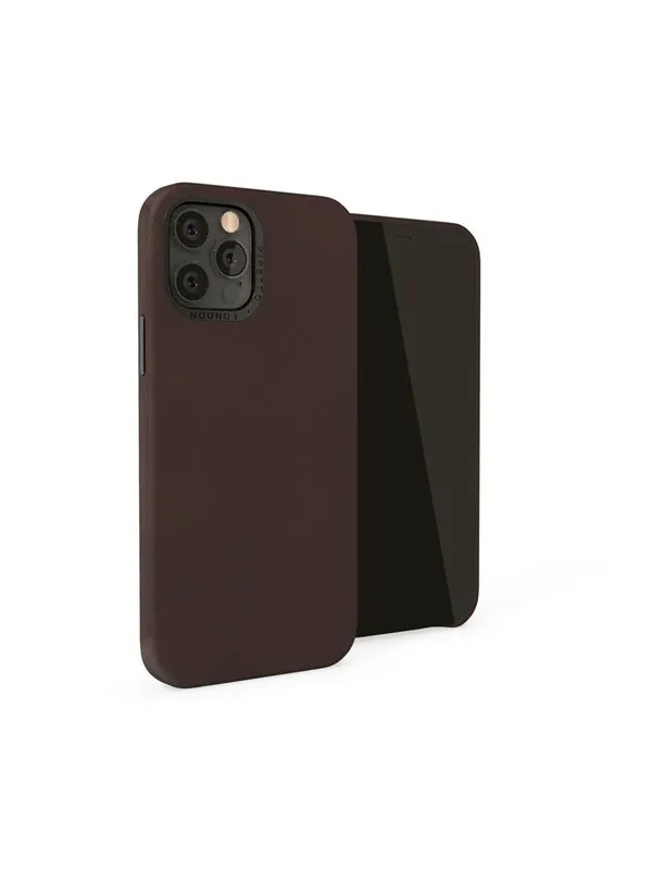 Pipetto Magnetic Leather Case for iPhone 12/12 Pro - with magnetic holder